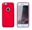 Apple iPhone 6 Plus/ iPhone 6s Plus - Remax Super Leather Silicone Case Red RM2-053-RED